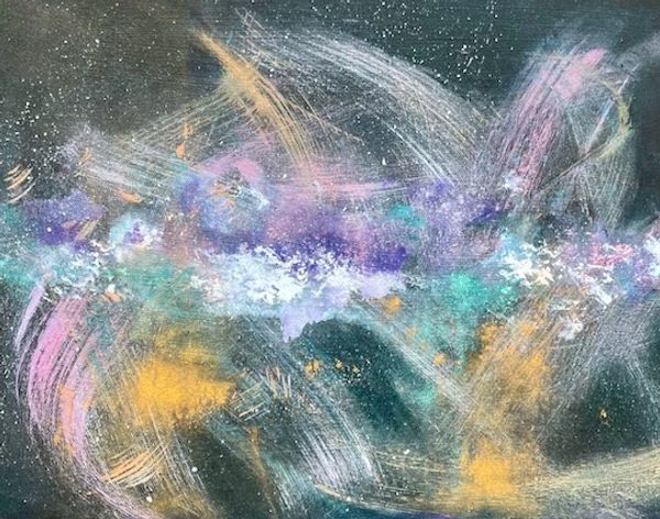 Planetary Dust 2 acrylic 6x20