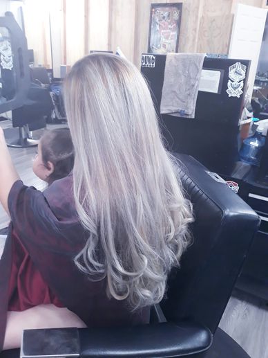 If your hair is already a light blond,  we're halfway there.