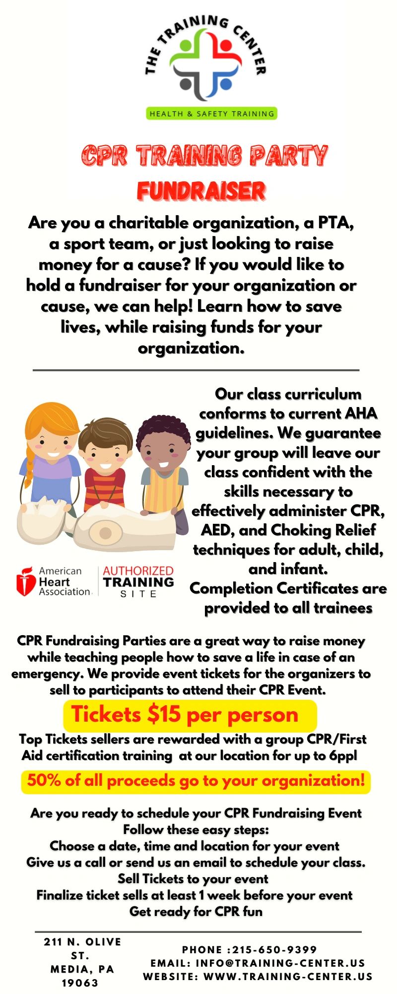 CPR training at school 