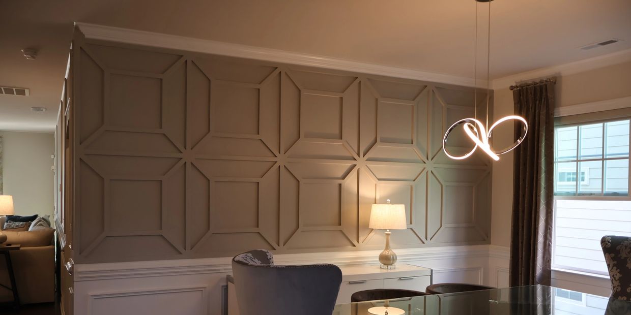 Dining room accent wall