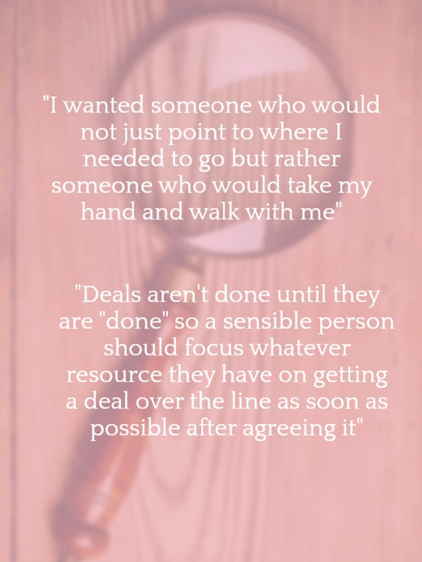 Inspirational quotes about guidance and deal completion.