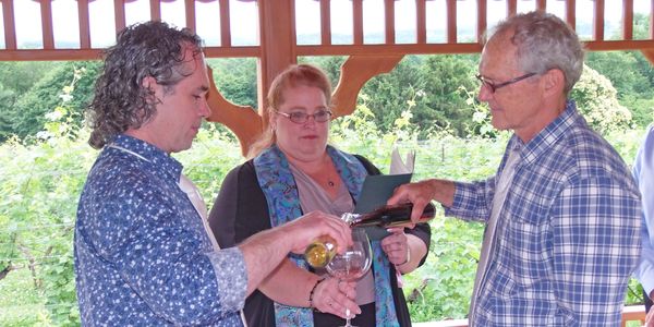 Wine Sharing Ceremony, PA Wedding Officiant