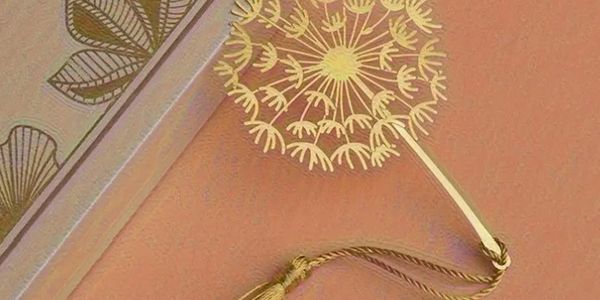 Dandelion Book Mark for Affirmations Book and Reading Sweet Talk Book