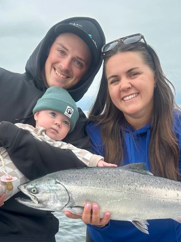 beautiful family fishing charter Nanaimo
