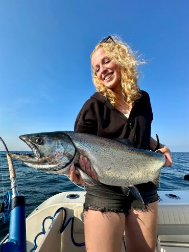 Caught a nice fish in Nanaimo on a fishing charter.