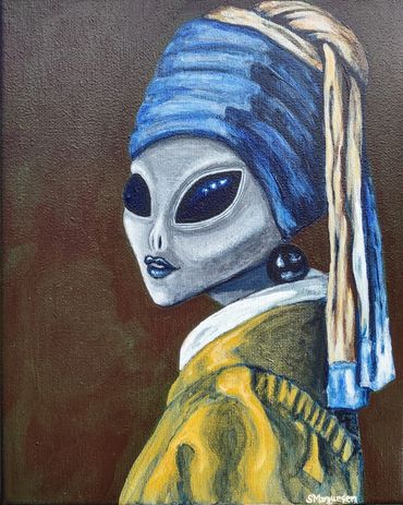 Alien with a Pearl Earring