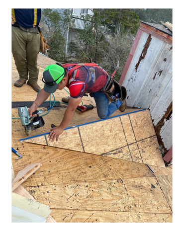 New shingle roofing project completed by local roofers