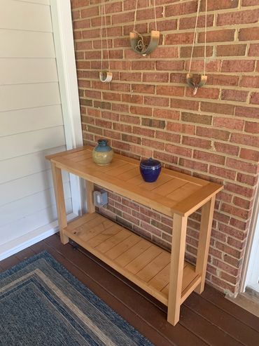 Custom table to withstand drastic weather changes of the Mid-Atlantic
