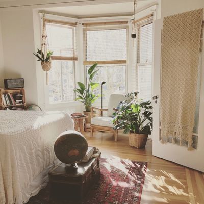A beautiful, bright bedroom