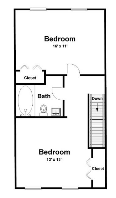 Second floor diagram