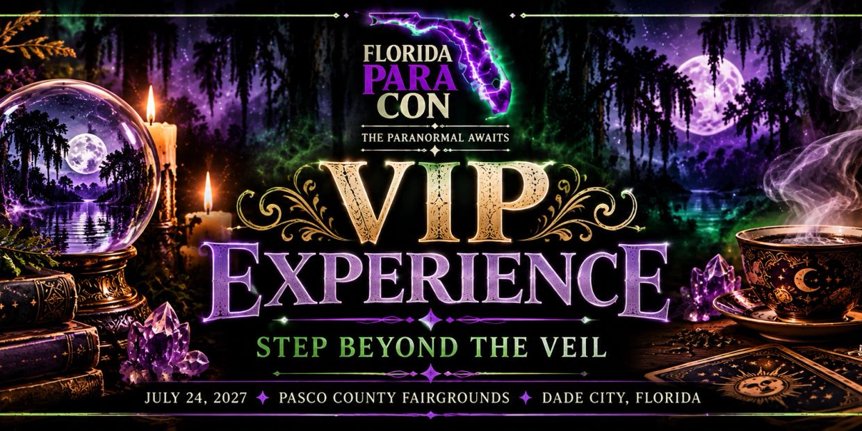 Florida ParaCon VIP Experience event advertisement.