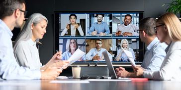 Hybrid meeting. Virtual meeting. Virtual skills. Presentation skills. Digital meetings. Zoom. Teams