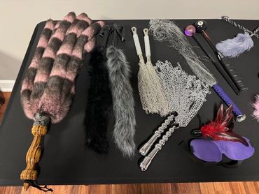 Implements used during the Dungeon Play Date