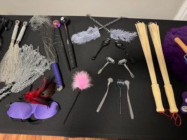 Implements used during the Dungeon Play Date