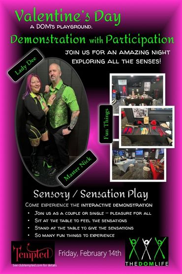 The DOM Life Poster for "A DOM's Playground" Demonstration.