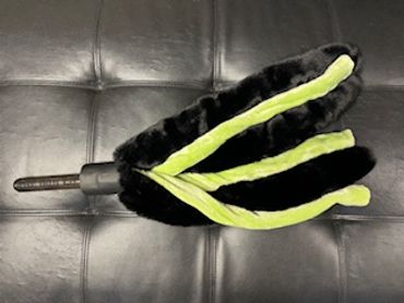 Master Nick's Father's Day Gift from Lady Dee. Fluffinator Flogger