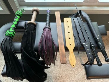 Implements used during episode.