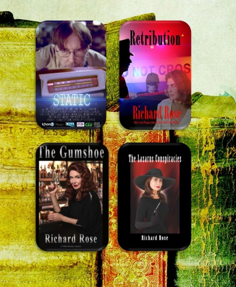 richard rose author crime novels mystery books screenplays static film chicago writers the gumshoe
