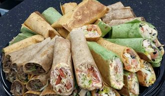 Wrap Catering trays