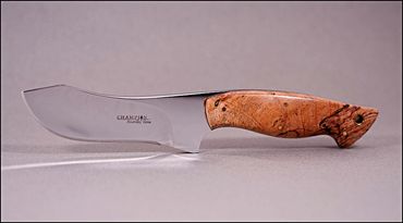 Quadalupe knife with Tamarin handle and mirror finish blade by Robert Champion