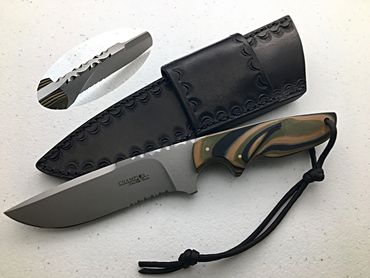 Tactical Big Boy Snowcat with filework and custom sheath by Robert Champion