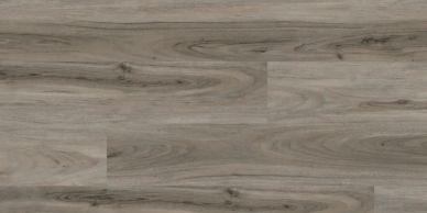 Gray wooden floor with natural grain patterns.