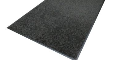 Black rubber sheet on white background.