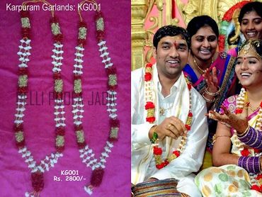 Pellipoolajada_KarpuramGarlands_Kurnool: Aromatic Karpuram Garlands for wedding