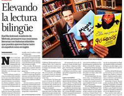 Author Karl Beckstrand writes children's books in Spanish