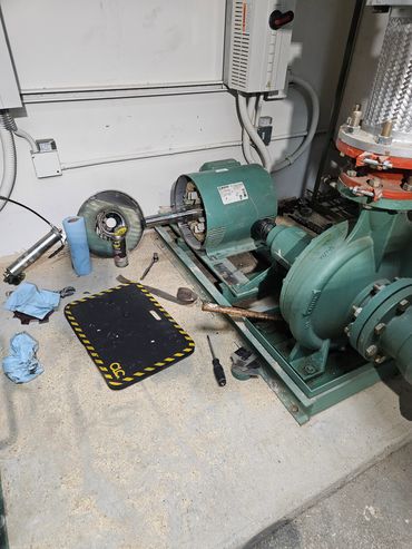 HVAC, HVAC/R, Motor, Repair, Pump Installation, Bearings, Air Conditioning, Heating, Service