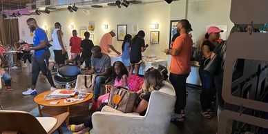 relaxing at Serendipity