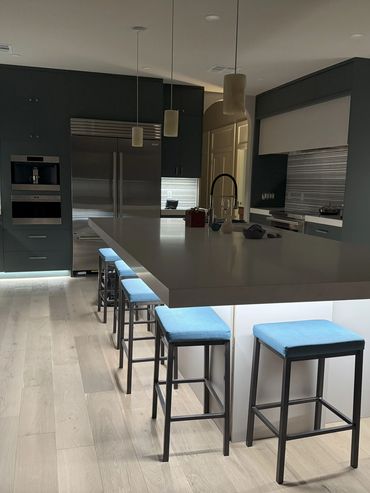 Kitchen under counter lighting installation