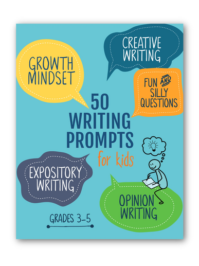 50 Writing Prompts for Kids: Grades 3-5