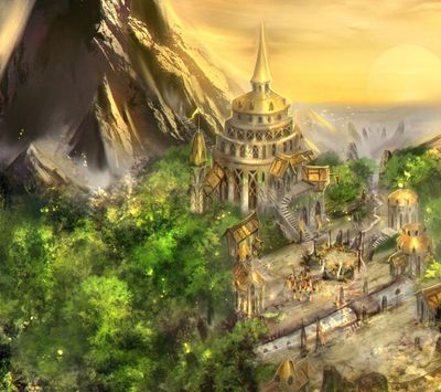 The Sunguard Cathedral, a setting in our D&D5e homebrew world Sol'an.