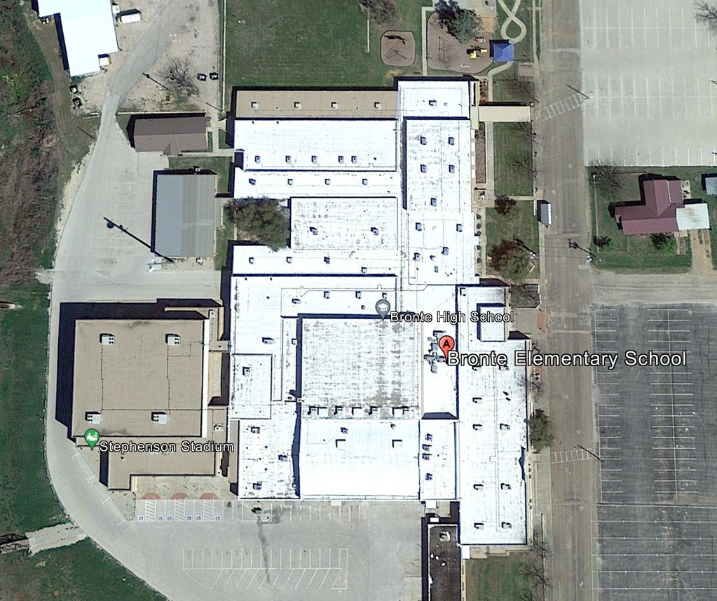 Installed miles of new gas piping and 60 roof drains at Bronte Elementary.