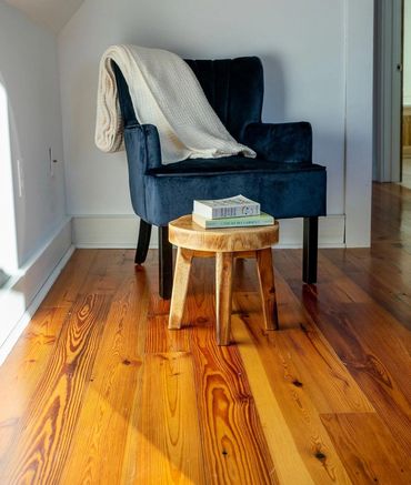quiet little reading area in the bedroom
