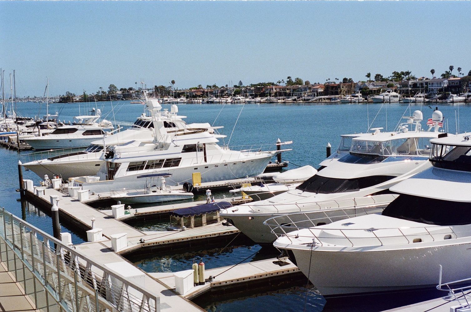 Boats in a marina 