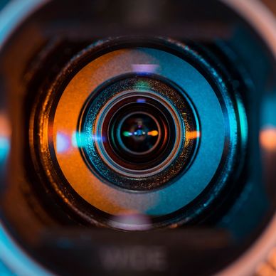 A Close-Up of a Camera Lens