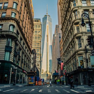 New York City street, Freedom Tower
