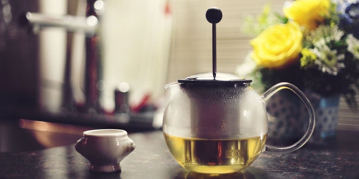 Brewing loose leaf tea