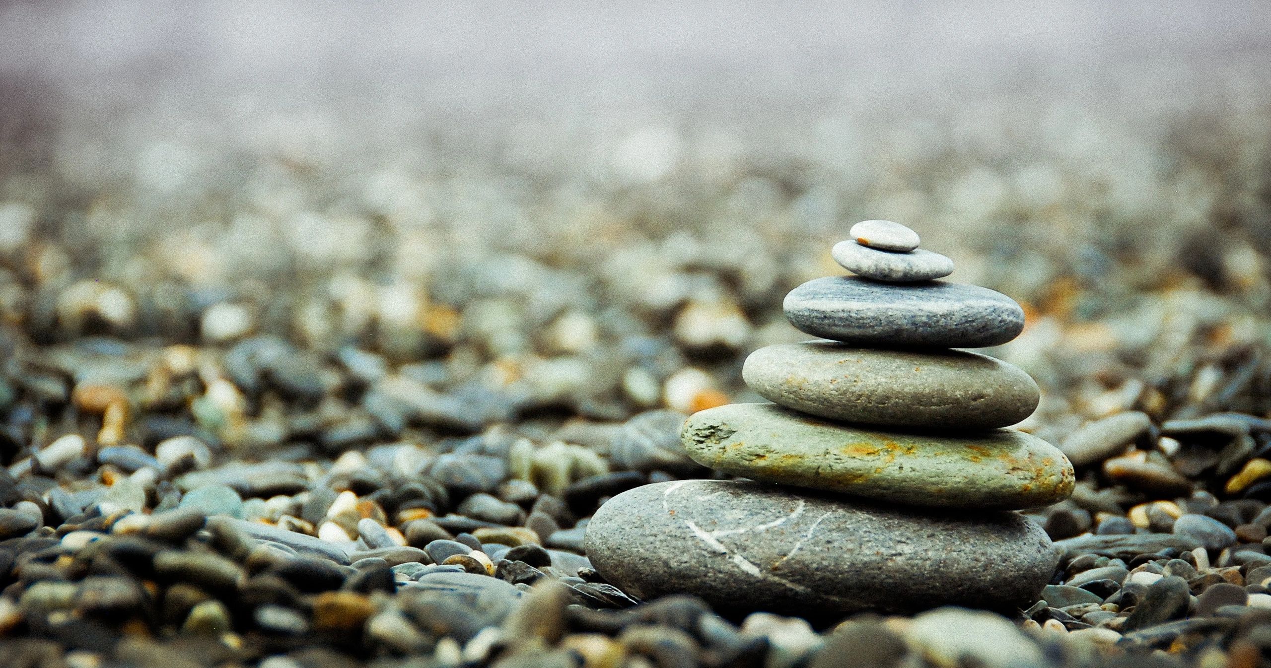 stacked pebbles