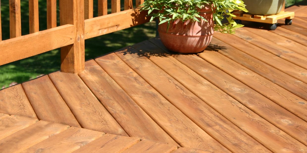 wooden deck