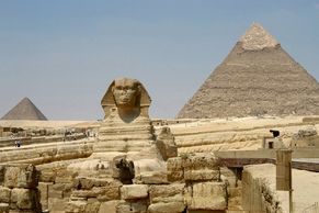 The Sphinx and the Pyramids a step back to ancient historical sites.