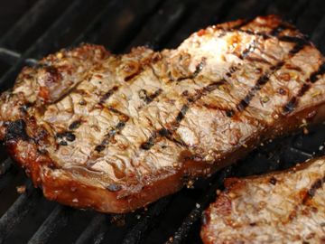Ribeye steak.