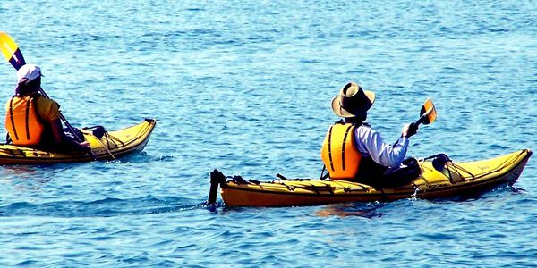 kayaking, paddle boarding, outdoor sports and indoor sports, travel and excursion