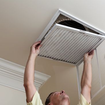Air conditioning and heating system installation, service and repair.  Duct work and filters.