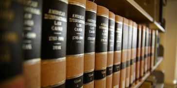 Multiple volumes of legal publications