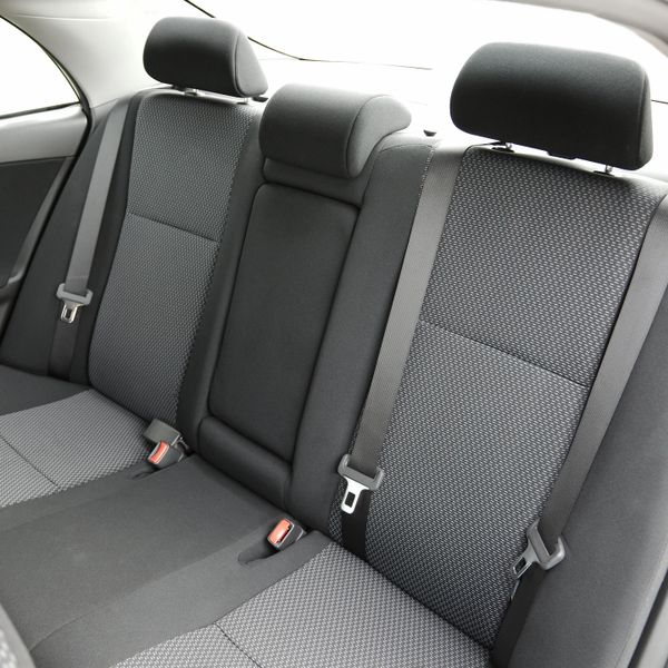 Clean vehicle interior upholstery
