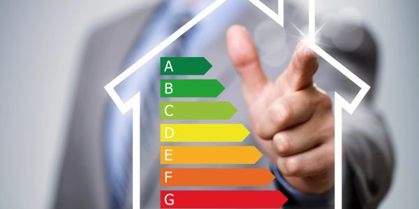 Energy ratings for dwellings similar to electrical goods, 'A' being the most energy saving.