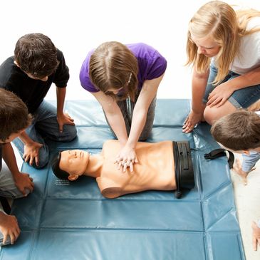 Red Cross CPR training Girl Scouts